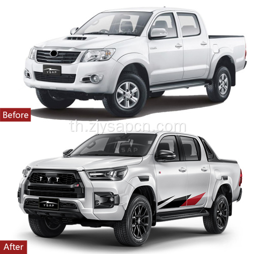 2021 ชุดบอดี้ Hilux Rocco GR สำหรับ Vigo